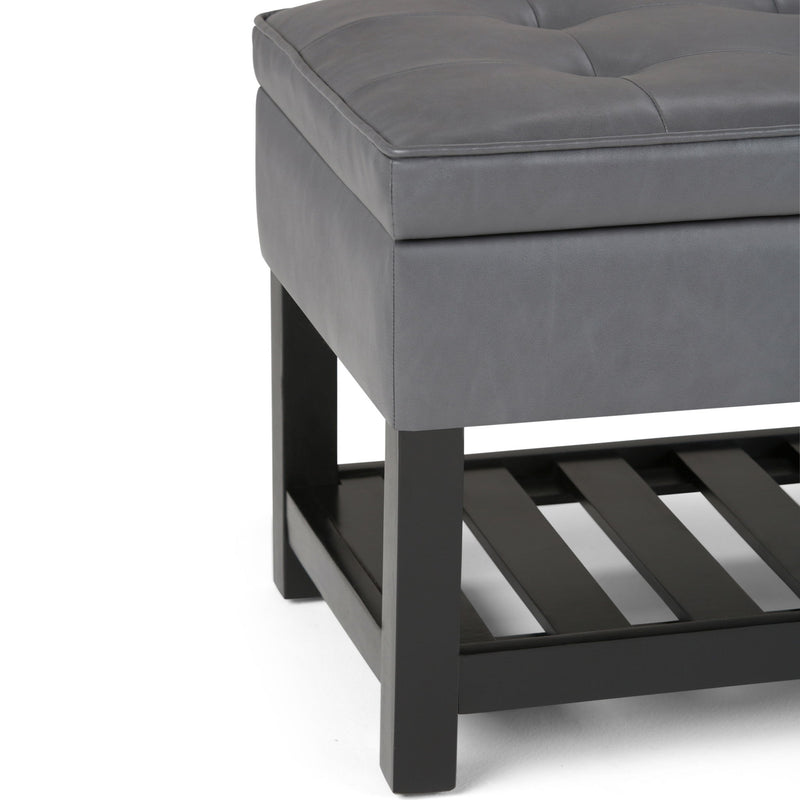 Cosmopolitan - Storage Ottoman Bench With Open Bottom - R&R Furniture Gallery (Fountain Valley, CA)
