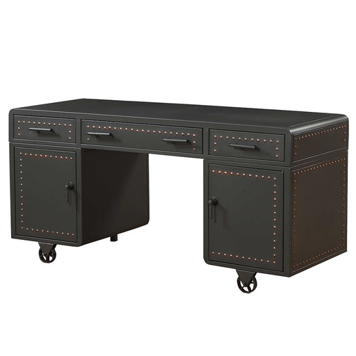 Actaki - Executive Writing Desk - Sandy Gray - R&R Furniture Gallery (Fountain Valley, CA)