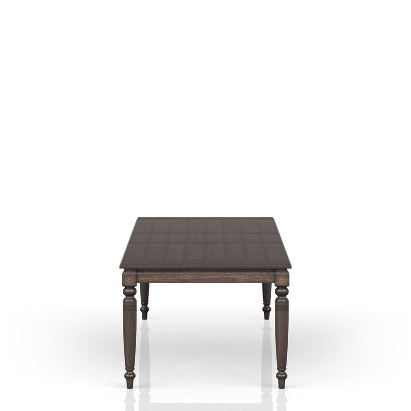 Extendable Dining Table - Coffee - R&R Furniture Gallery (Fountain Valley, CA)