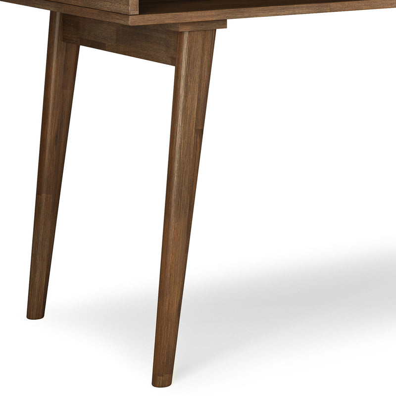 Clarkson - Desk With Side Drawers - Rustic Natural Aged Brown - R&R Furniture Gallery (Fountain Valley, CA)