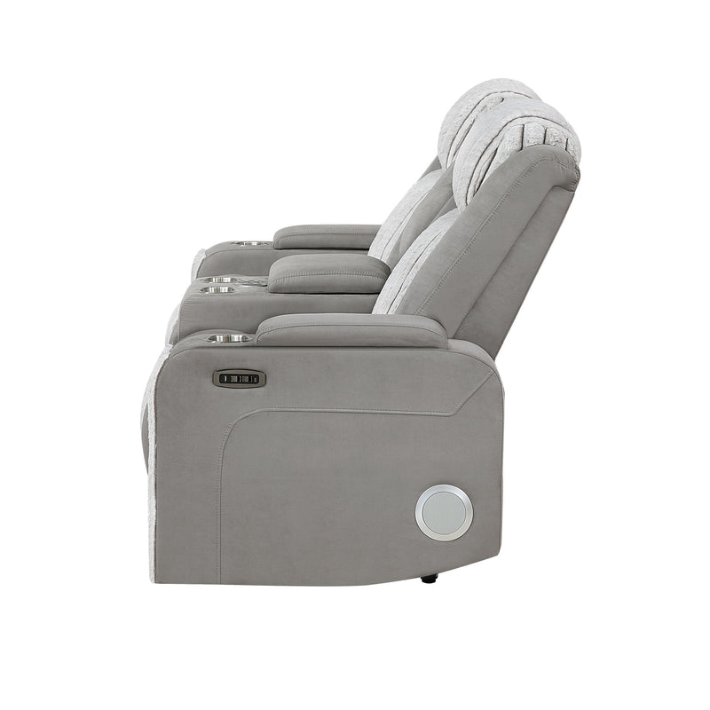 Duran - Power Reclining Loveseat With Power Headrest - R&R Furniture Gallery (Fountain Valley, CA)