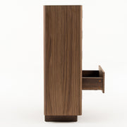 Chelton- Contemporary Walnut and White Ceramic Chest — view 5