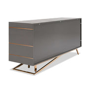 Katzu- Modern Grey and Rose Gold Buffet — view 4