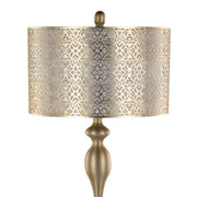 Lumi Source Ashland contemporary floor lamp with laser cut metal design and sleek base, ideal for modern living spaces.