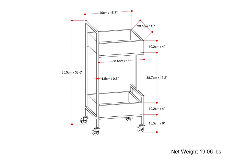 Hobbs - Bar Cart - Natural - R&R Furniture Gallery (Fountain Valley, CA)