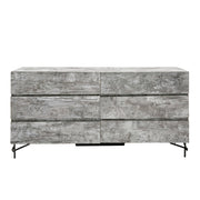 Aria - Italian Modern Multi Grey with texture Dresser — view 3