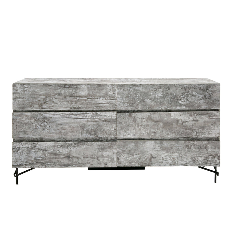 Aria - Italian Modern Multi Grey with texture Dresser — view 3