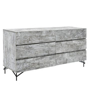 Aria - Italian Modern Multi Grey with texture Dresser — view 4