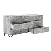 Aria - Italian Modern Multi Grey with texture Dresser — view 5