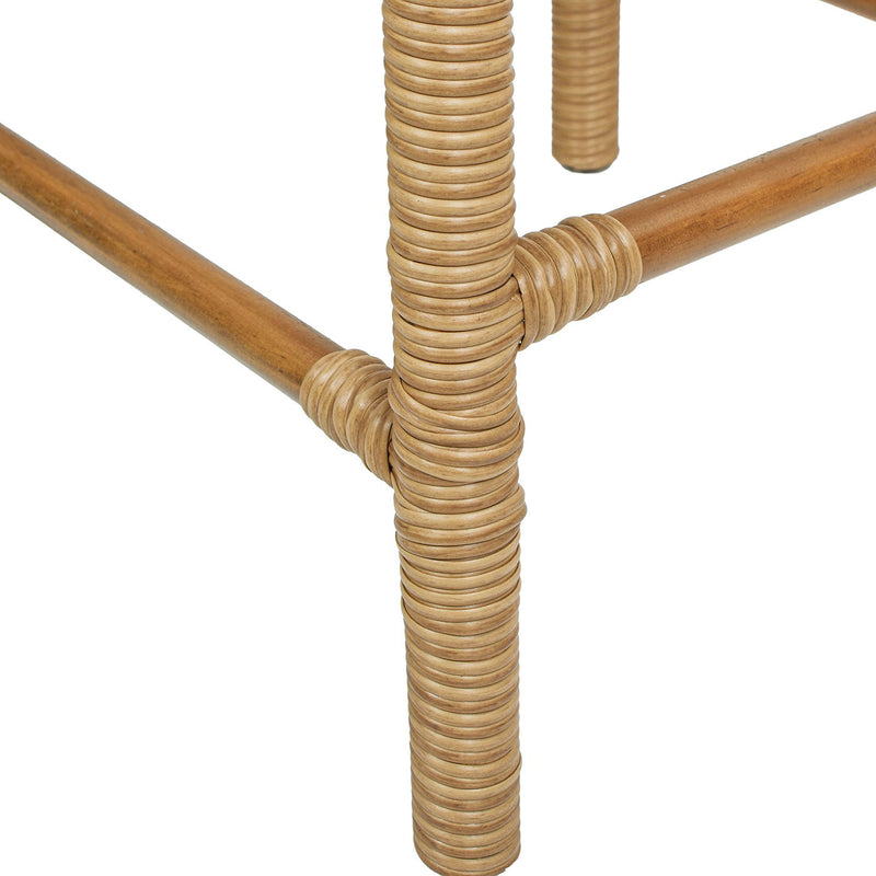 Lucia - Backless Upholstered Counter Stool With Frame - Ivory White - R&R Furniture Gallery (Fountain Valley, CA)