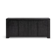 Classic Home Bristol 4-door buffet cabinet with sleek wood finish, featuring ample storage and modern design.