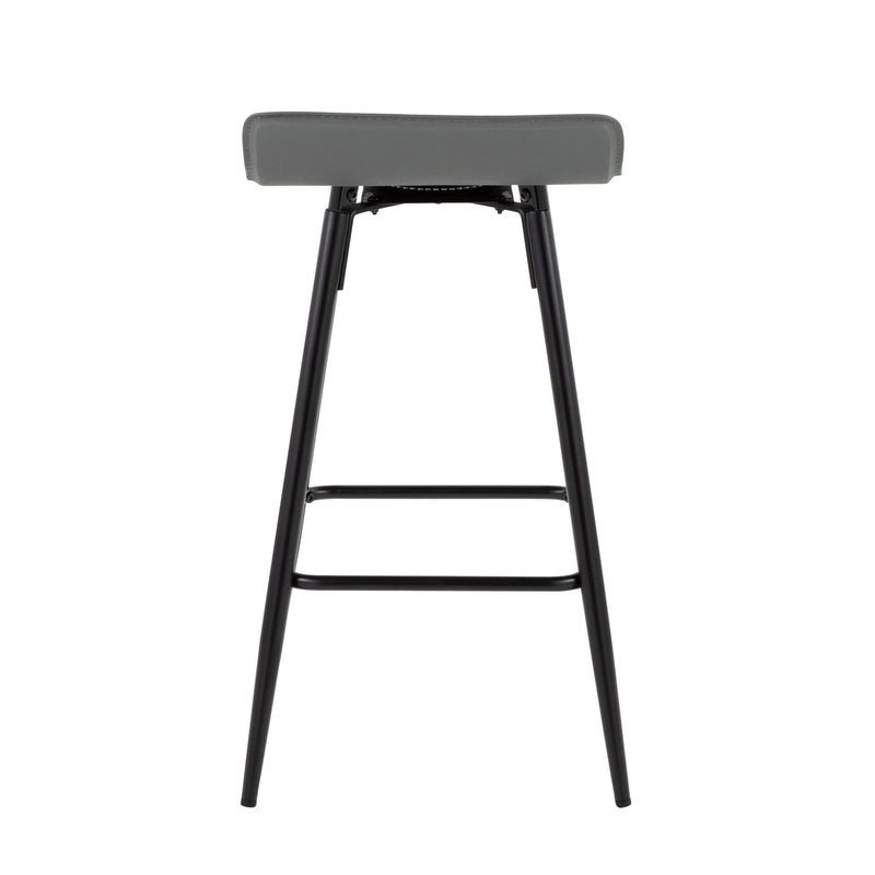 Lumi Source Ale contemporary fixed height counter stool set with sleek design and sturdy legs, perfect for modern kitchen or bar seating.