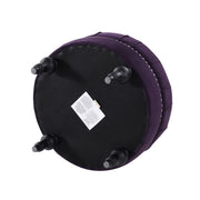 Dawn - Tufted Round Ottoman Nailhead Accents - Purple - R&R Furniture Gallery (Fountain Valley, CA)