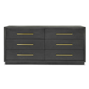 Manhattan- Contemporary Grey and Gold Dresser — view 3