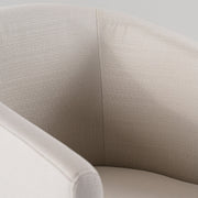 Yukon - Modern Off White Fabric & Brushed Brass Counter Chair — view 4