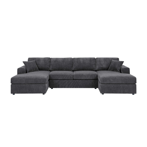 3 Piece Double Chaise Sectional Sofa - R&R Furniture Gallery (Fountain Valley, CA)