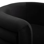Curves - Velvet Swivel Accent Chair - R&R Furniture Gallery (Fountain Valley, CA)