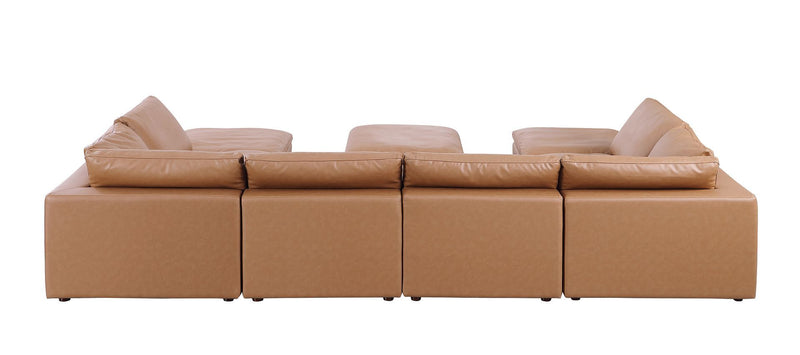1100 - Top-Grain Italian Leather 9-Piece Sectional With Chaise