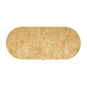 Jennifer Taylor Home Jesse single drawer oval computer desk with smooth surface and sleek design, ideal for modern home office.