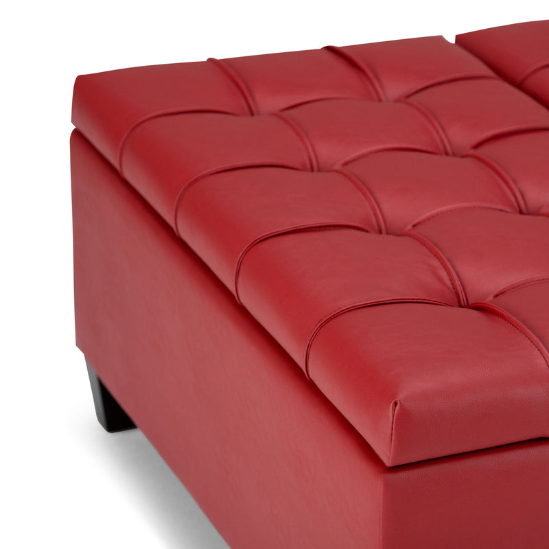 Harrison - Upholstered Coffee Table Storage Ottoman - R&R Furniture Gallery (Fountain Valley, CA)