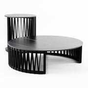 Larimer - Modern Round Coffee Table Set — view 3