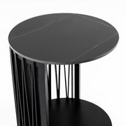 Larimer - Modern Round Coffee Table Set — view 4