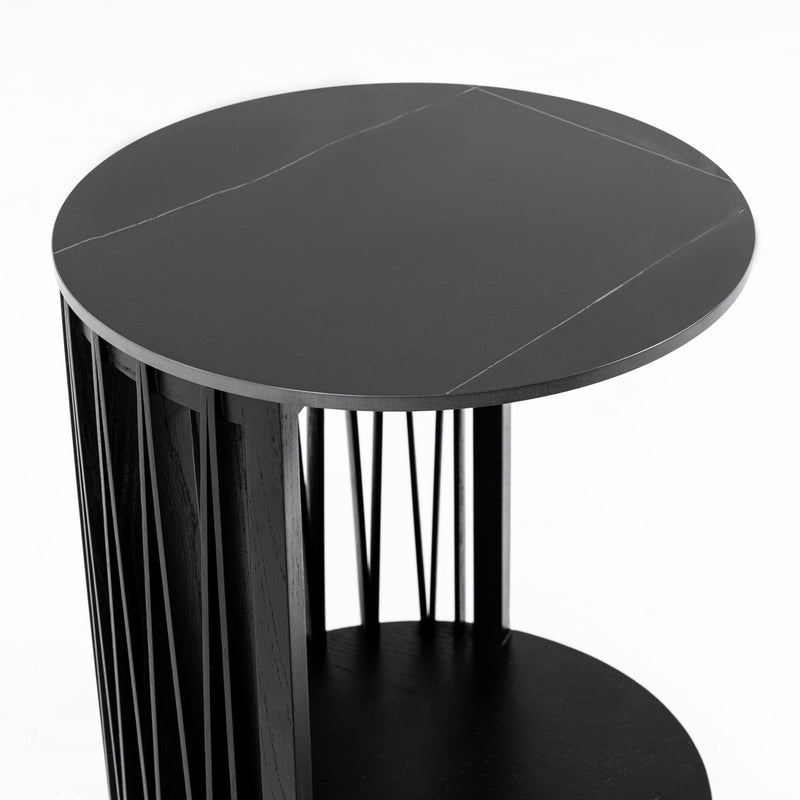 Larimer - Modern Round Coffee Table Set — view 4