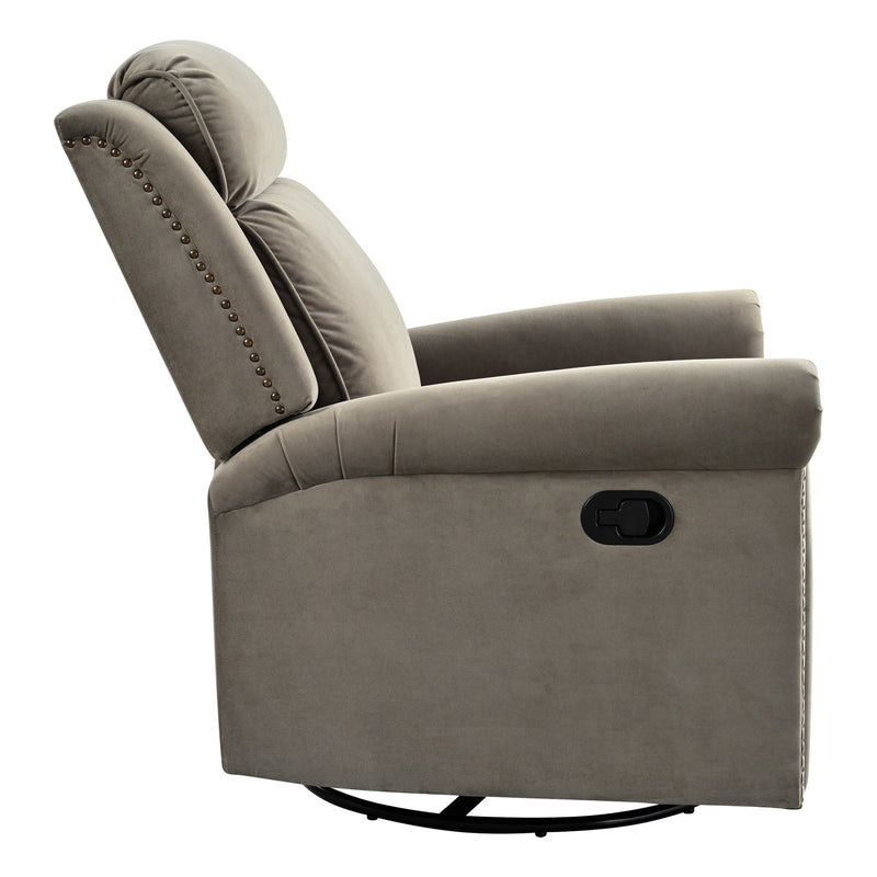 360 Degrees Swivel Recliner Manual Rocking Recliner Home With Adjustable Backrest - R&R Furniture Gallery (Fountain Valley, CA)