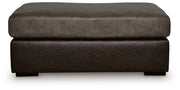 Castille Way - Oversized Accent Ottoman - Fossil - R&R Furniture Gallery (Fountain Valley, CA)