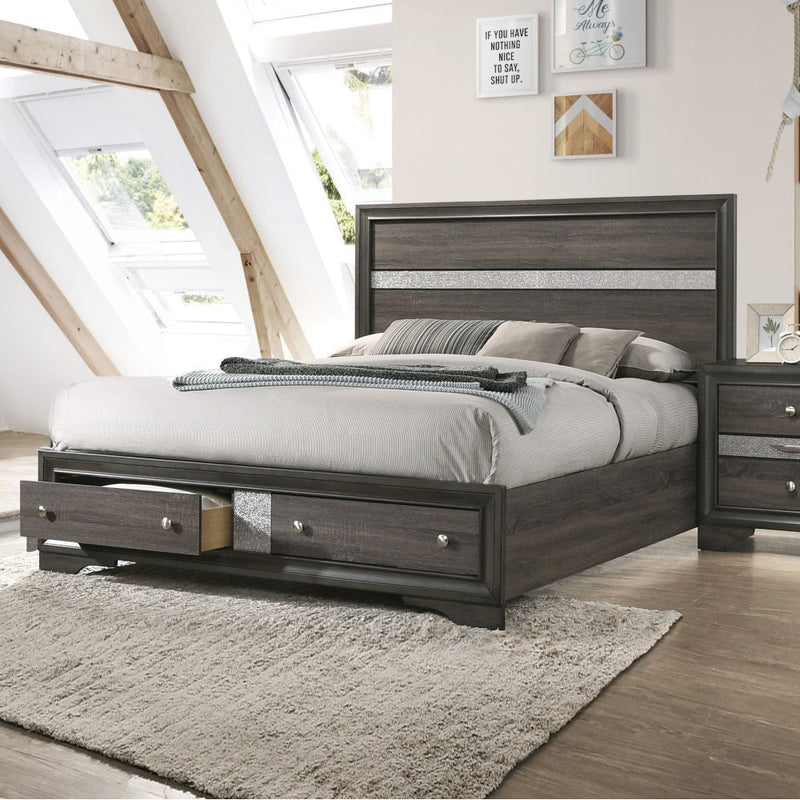 Naima - Bed w/Storage - R&R Furniture Gallery (Fountain Valley, CA)