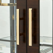 Belmont Place - China Cabinet - Espresso - R&R Furniture Gallery (Fountain Valley, CA)