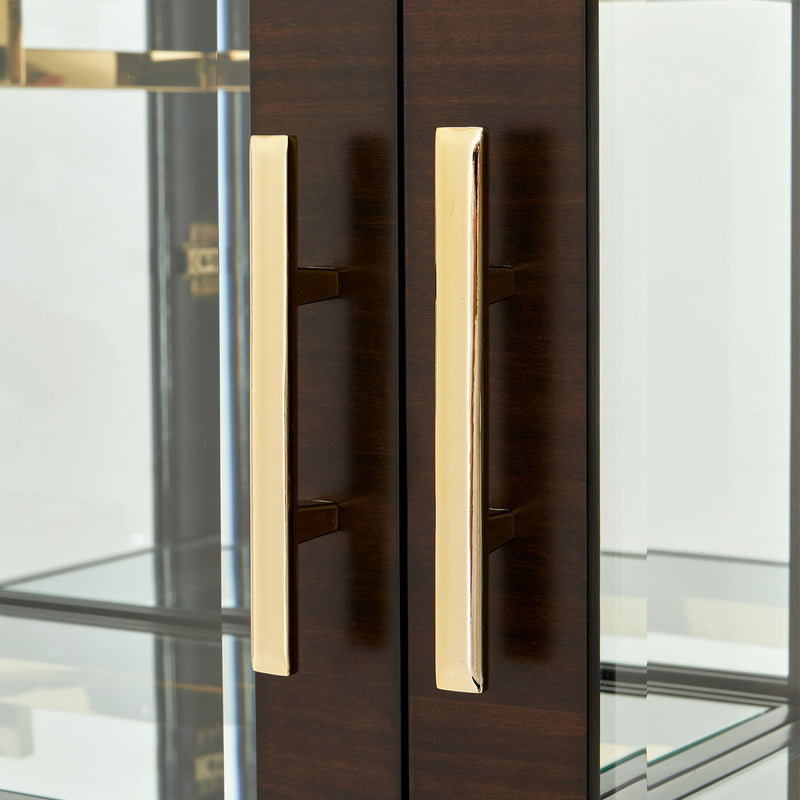 Belmont Place - China Cabinet - Espresso - R&R Furniture Gallery (Fountain Valley, CA)