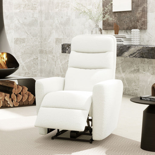 Bloomy - High Back Power Recliner Motion Chair - Chiffon White - R&R Furniture Gallery (Fountain Valley, CA)
