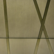 Nixa - Modern Wide Birch + Brushed Bronze Dresser — view 5