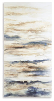 Joely - Wall Art - Blue / Tan - R&R Furniture Gallery (Fountain Valley, CA)
