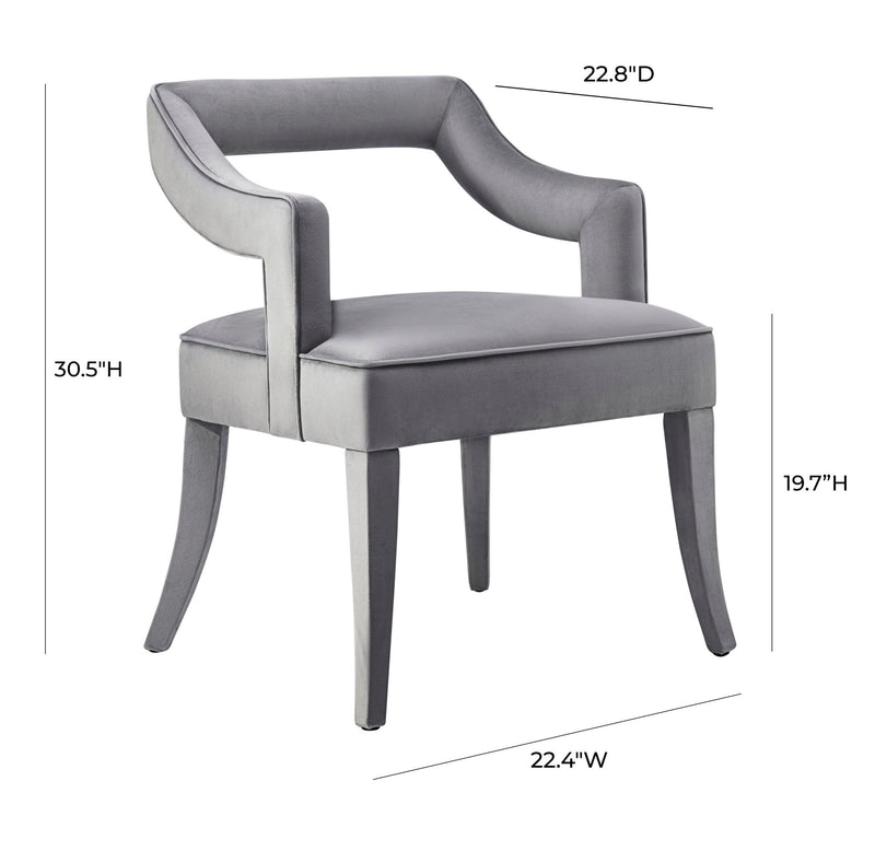 Tiffany - Velvet Chair - R&R Furniture Gallery (Fountain Valley, CA)