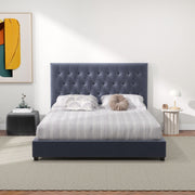 Donald - Mid-Century Modern Upholstered Platform Bed - R&R Furniture Gallery (Fountain Valley, CA)