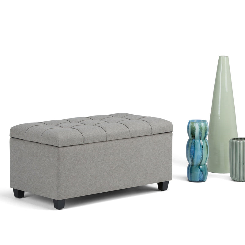 Sienna - Upholstered Storage Ottoman Bench - R&R Furniture Gallery (Fountain Valley, CA)