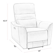 Taylor - Power Zero Gravity Recliner - R&R Furniture Gallery (Fountain Valley, CA)