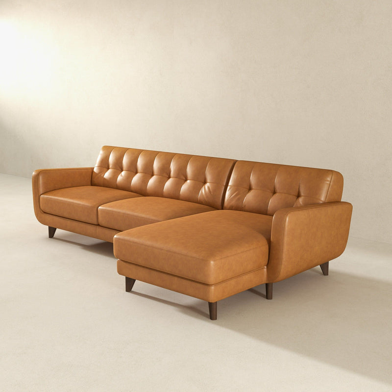 Allison - Mid-Century Modern Sectional Sofa Chaise - R&R Furniture Gallery (Fountain Valley, CA)