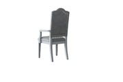 House Marchese - Arm Chair (Set of 2) - Two Tone Gray Fabric & Pearl Gray - R&R Furniture Gallery (Fountain Valley, CA)