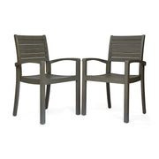 Outdoor Dining Chair, Stacking Design For Patio - R&R Furniture Gallery (Fountain Valley, CA)