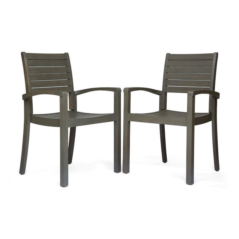 Outdoor Dining Chair, Stacking Design For Patio - R&R Furniture Gallery (Fountain Valley, CA)