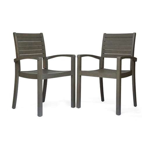 Outdoor Dining Chair, Stacking Design For Patio - R&R Furniture Gallery (Fountain Valley, CA)