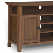 Amherst - TV Media Stand - Rustic Natural Aged Brown - R&R Furniture Gallery (Fountain Valley, CA)