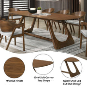 Hoyte - Dining Table - Walnut - R&R Furniture Gallery (Fountain Valley, CA)