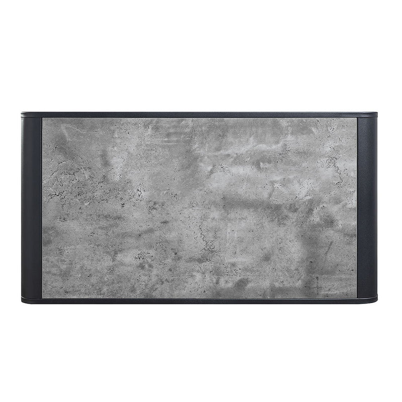 Raziela - Coffee Table - Concrete Gray & Black - R&R Furniture Gallery (Fountain Valley, CA)