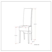 Avalon - Deluxe Parson, Dining Chair (Set of 2) - R&R Furniture Gallery (Fountain Valley, CA)