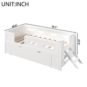 Platform Bed With Guardrail And Drawer - R&R Furniture Gallery (Fountain Valley, CA)