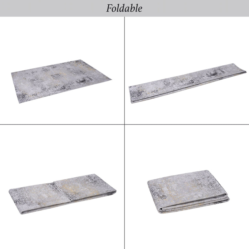 Maval - Abstract Washable Area Rug